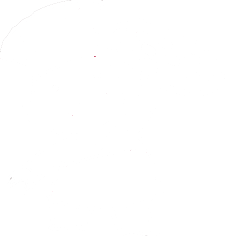 dibujo de cocinero sonriente con pizza logo restaurante italiano SpaghettiHouse